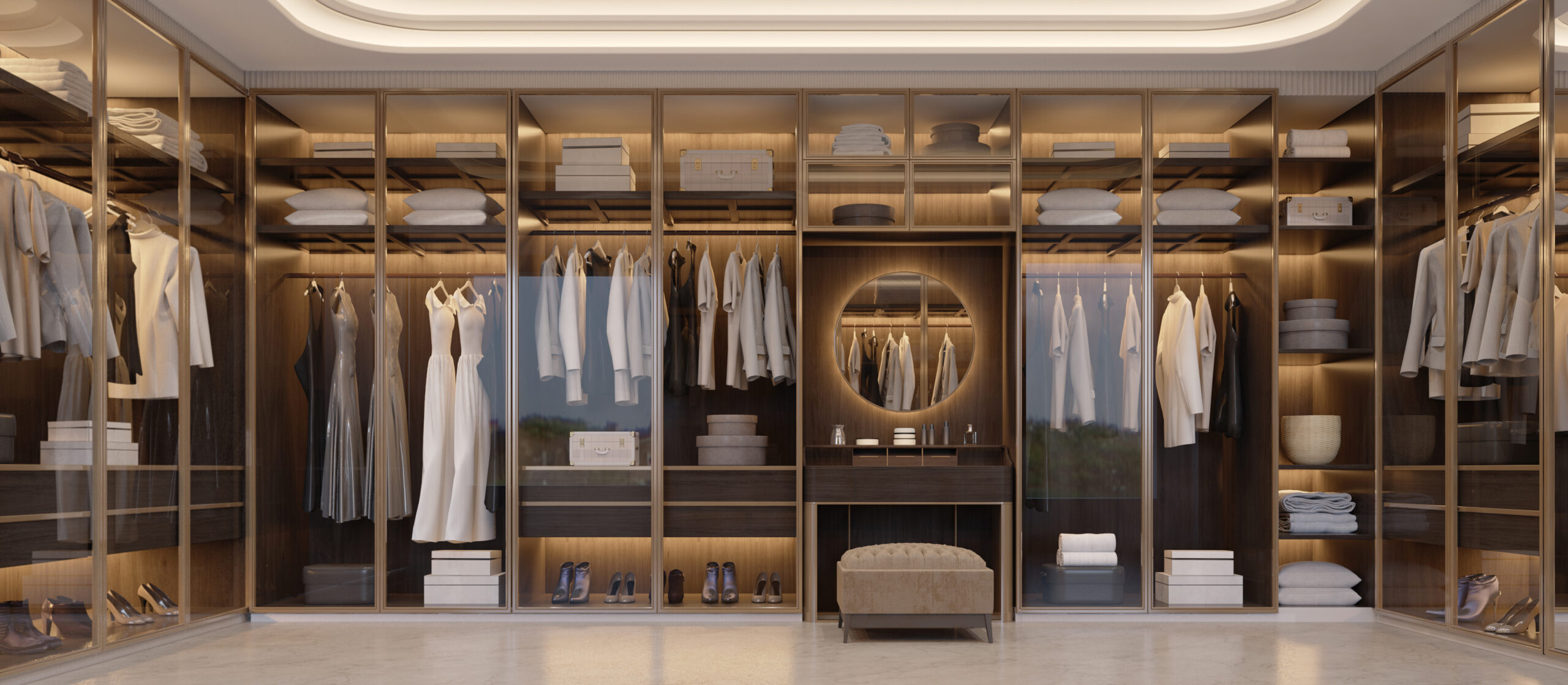 storage in the modern luxury house